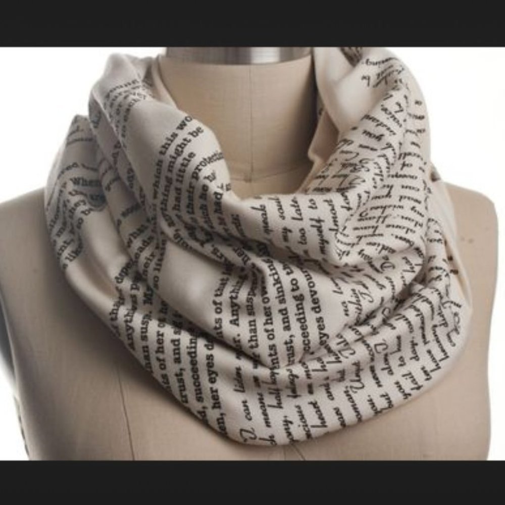 Captain Wentworth's Letter Infinity Scarf - Picture 2 of 3